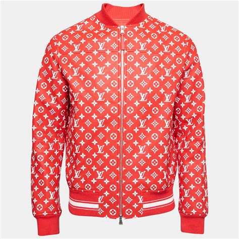 supreme louis vuitton jacket red|Louis Vuitton supreme moletom original.